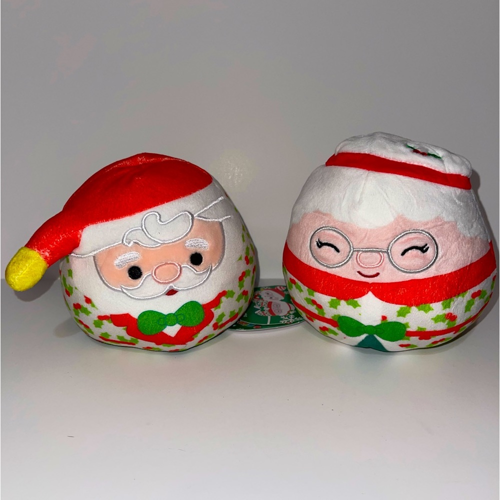 Squishmallows Nick the Santa Claus & Nicolette the Mrs. Claus 5" Flip A Mallow